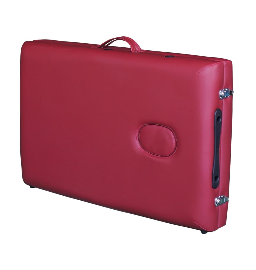 Массажный стол DFC NIRVANA, Optima, дерев. ножки, цвет винный (Wine)