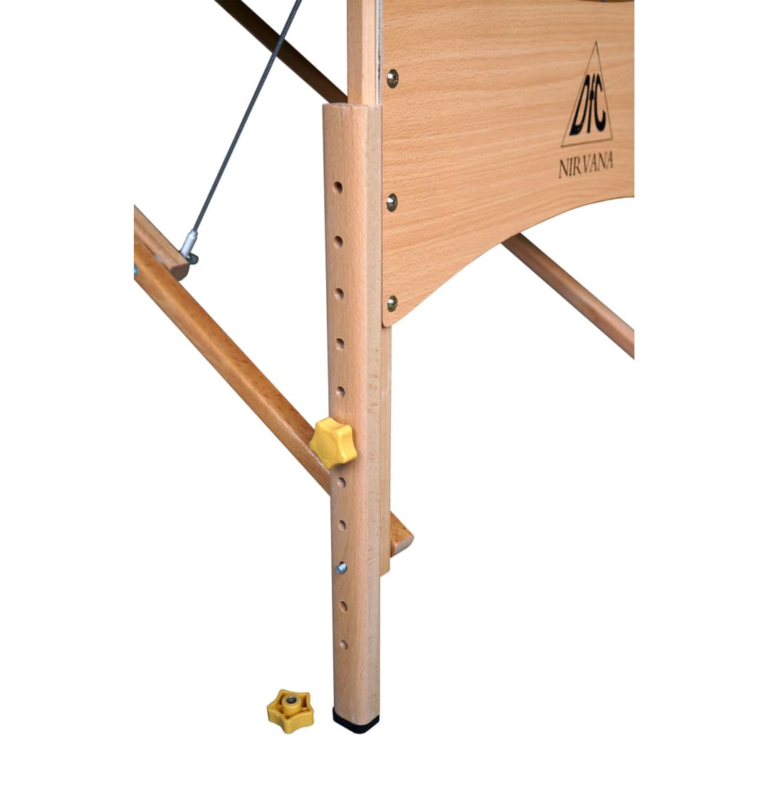 Массажный стол DFC NIRVANA, Relax, дерев. ножки, цвет горчичный (Mustard)