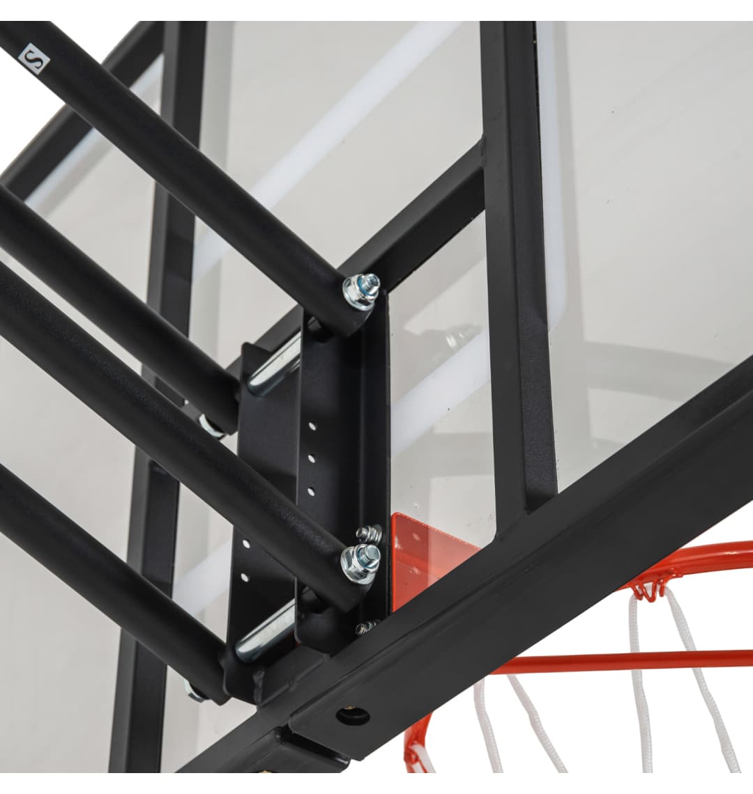 Баскетбольная мобильная стойка DFC STAND48P 120x80cm поликарбонат