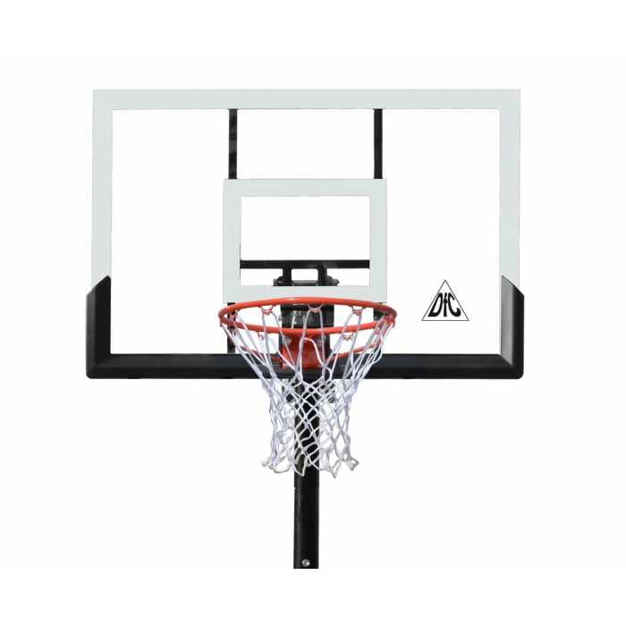 Баскетбольная мобильная стойка DFC STAND56P 143x80cm поликарбонат (два короба)