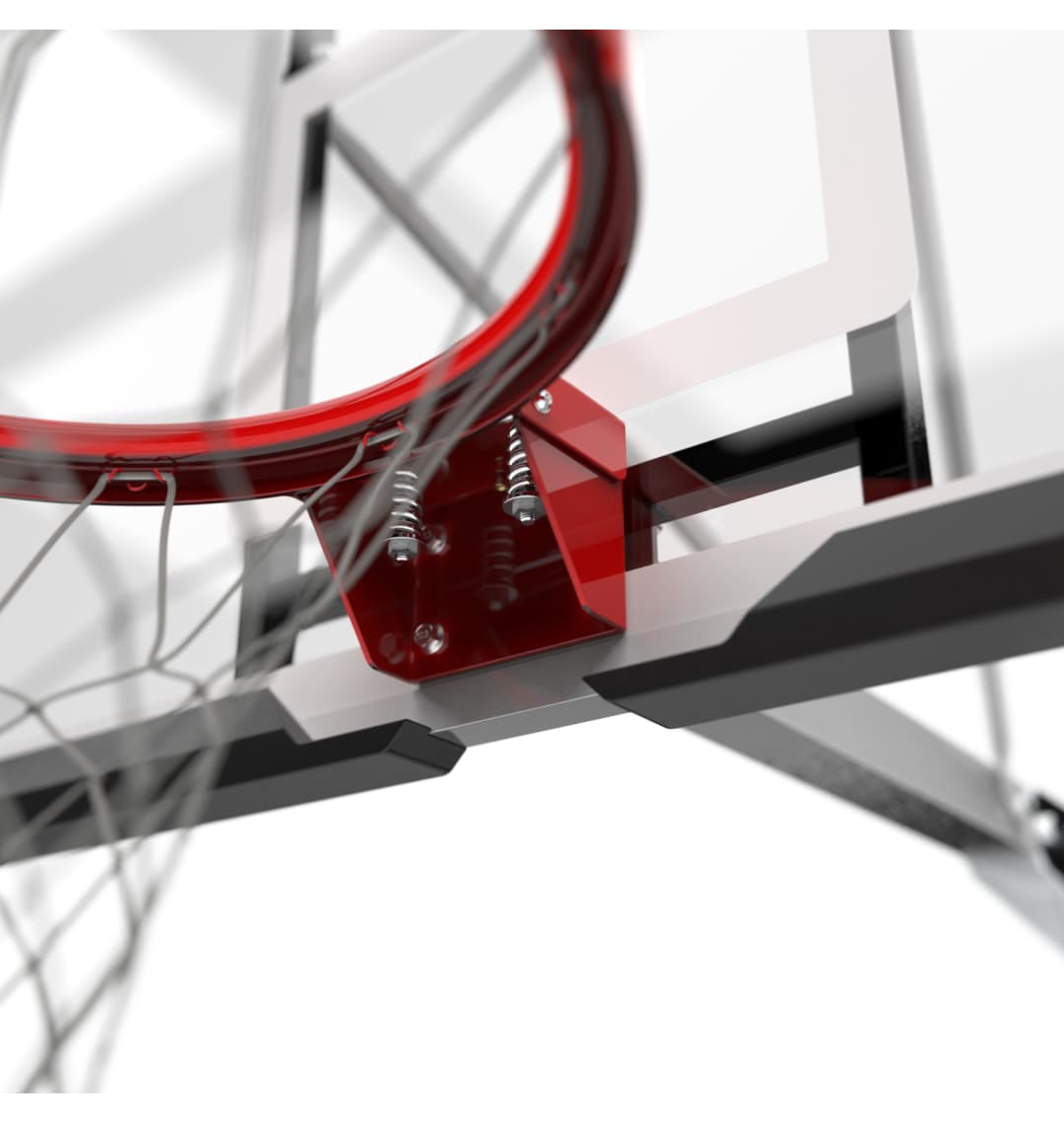 Баскетбольная мобильная стойка DFC STAND50SG 127X80CM поликарбонат (3кор)