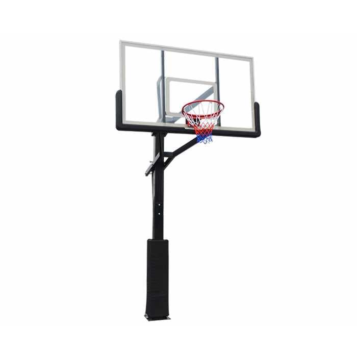 Баскетбольная стационарная стойка DFC ING72G 180x105CM стекло (четыре короба)