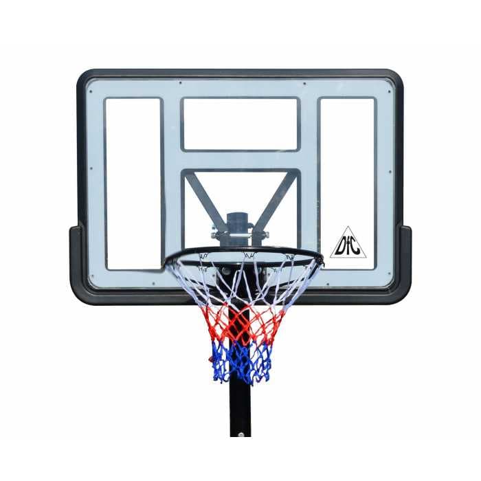 Баскетбольная стационарная стойка DFC ING44P1 112x75cm акрил винт. рег-ка (три короба)