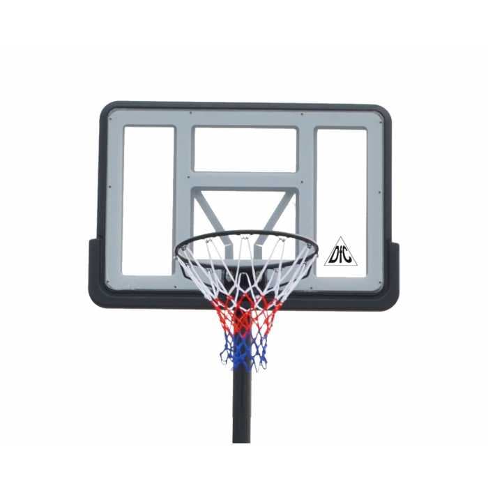 Баскетбольная стационарная стойка DFC ING44P3 112x75cm раздвиж. рег-ка (три короба)
