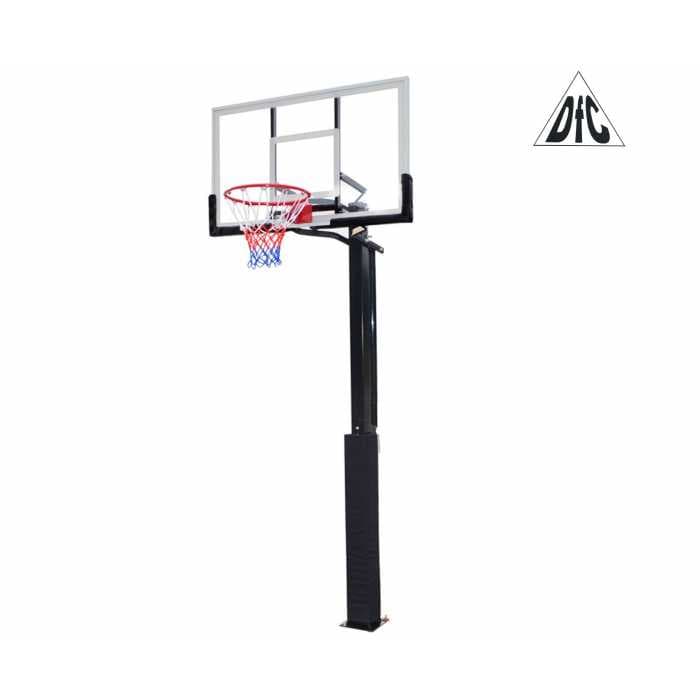 Баскетбольная стационарная стойка DFC ING50A 127x80cm акрил (три короба)
