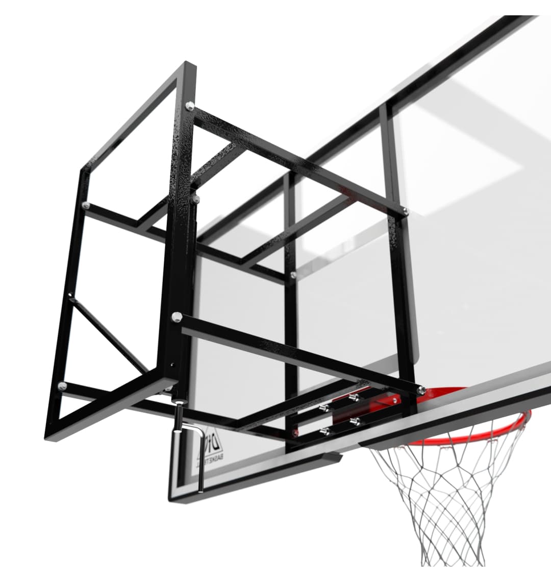 Баскетбольный щит DFC BOARD60P 152x90cm поликарбонат (два короба)