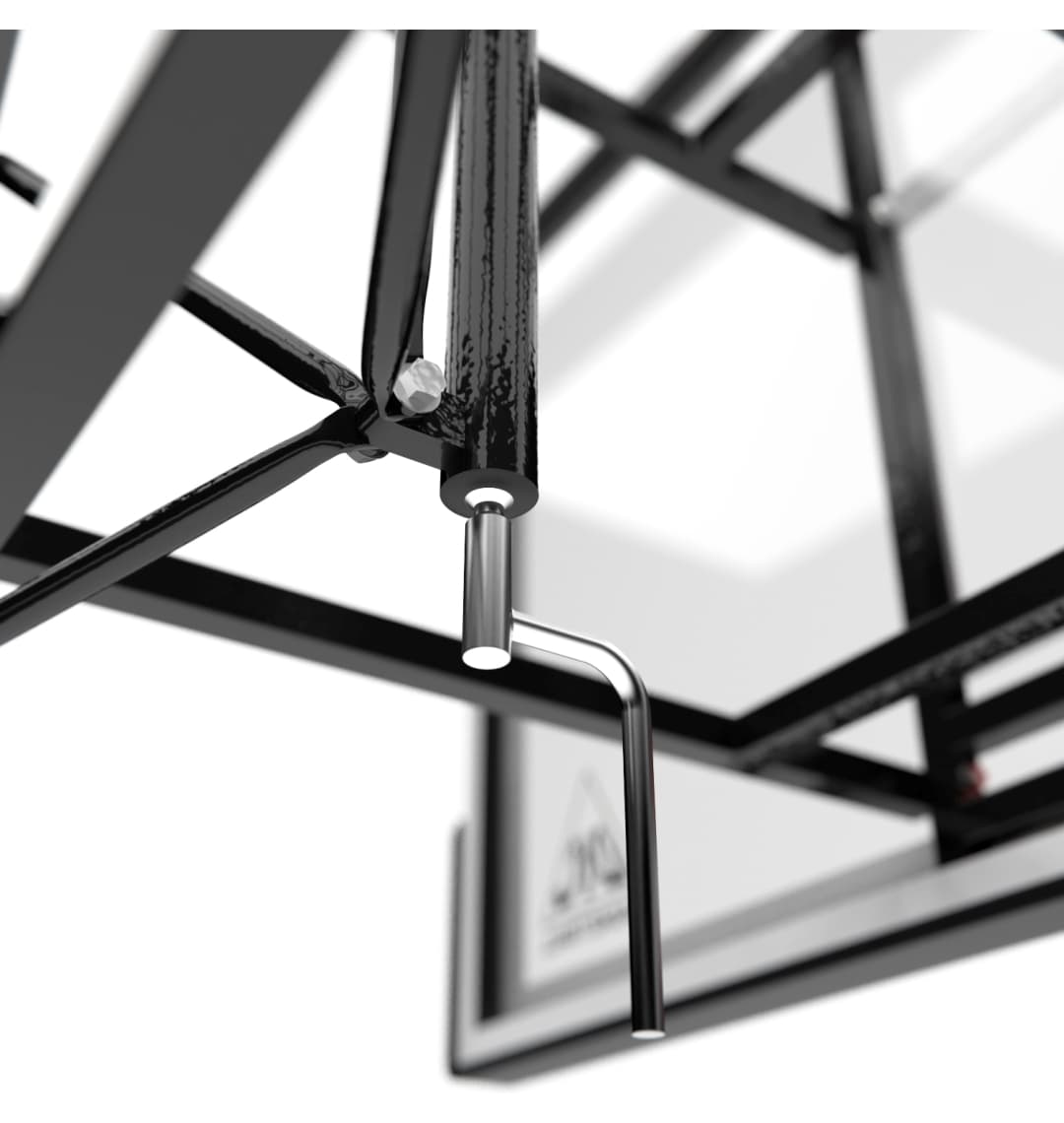 Баскетбольный щит DFC BOARD60P 152x90cm поликарбонат (два короба)