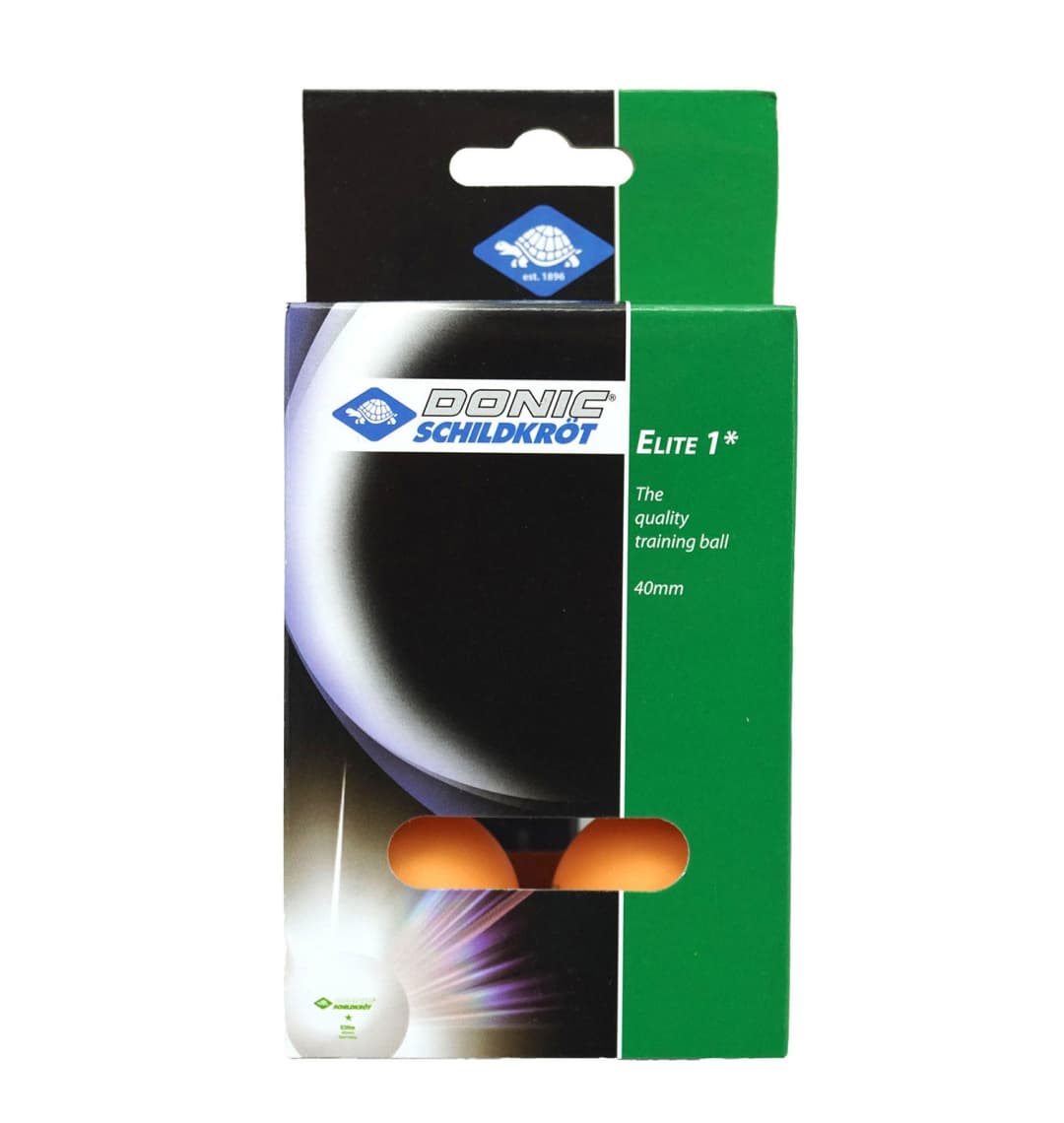 Мячики для настольного тенниса DONIC ELITE 1, 6 штук, оранжевый