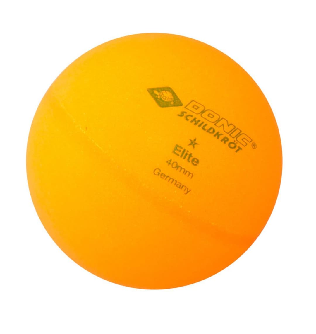 Мячики для настольного тенниса DONIC ELITE 1, 6 штук, оранжевый