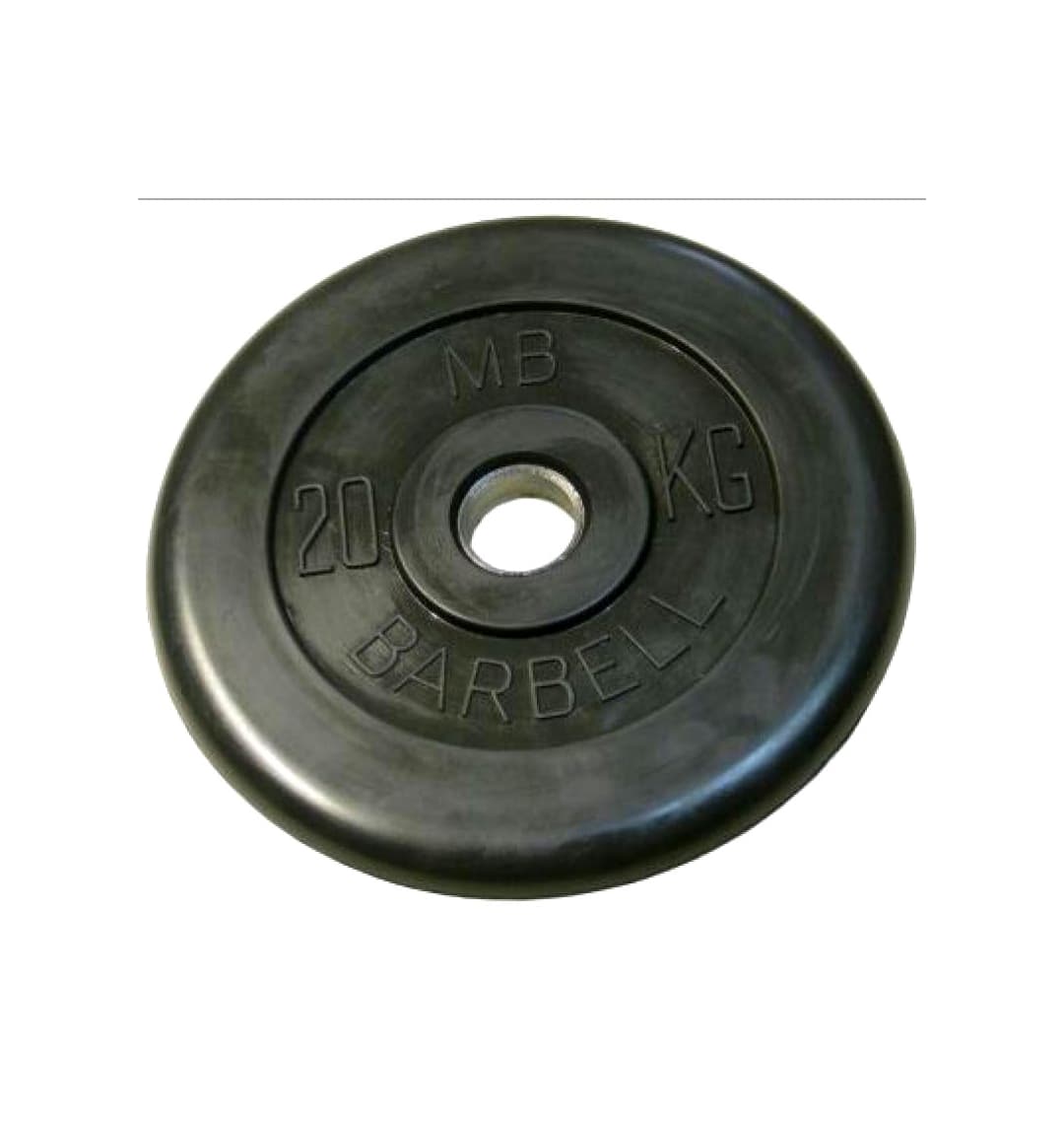 Диск обрезиненный 26 мм 20 кг