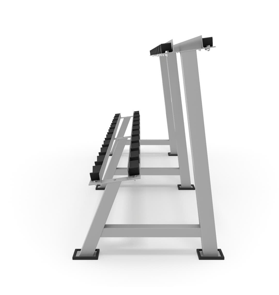 Стойка для хранения профессиональных гантелей DFC POWERGYM 12,5-50кг, 10 пар (два короба)