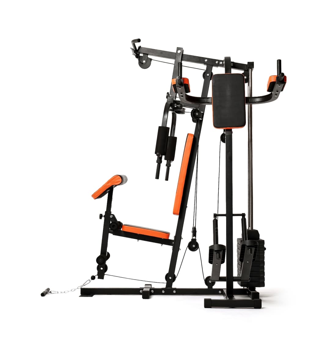 Силовой комплекс, брусья, степпер DFC D7002 (два короба + два груза)