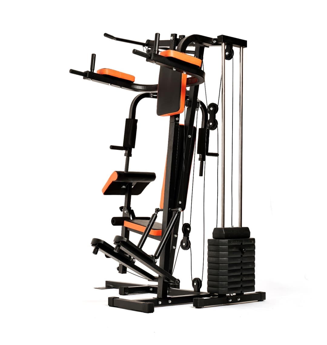 Силовой комплекс, брусья, степпер DFC D7002 (два короба + два груза)