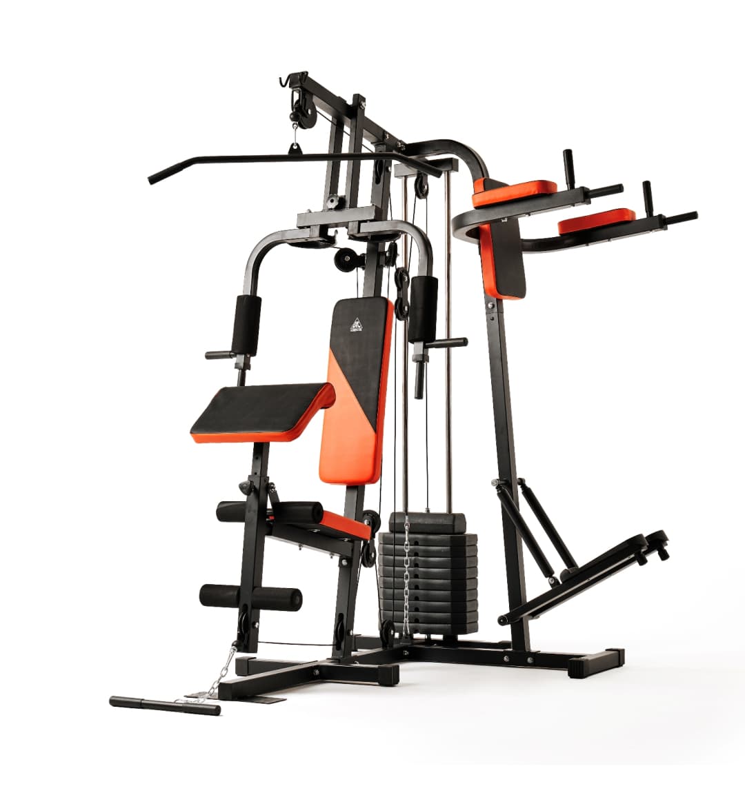 Силовой комплекс, брусья, степпер DFC D7002 (два короба + два груза)