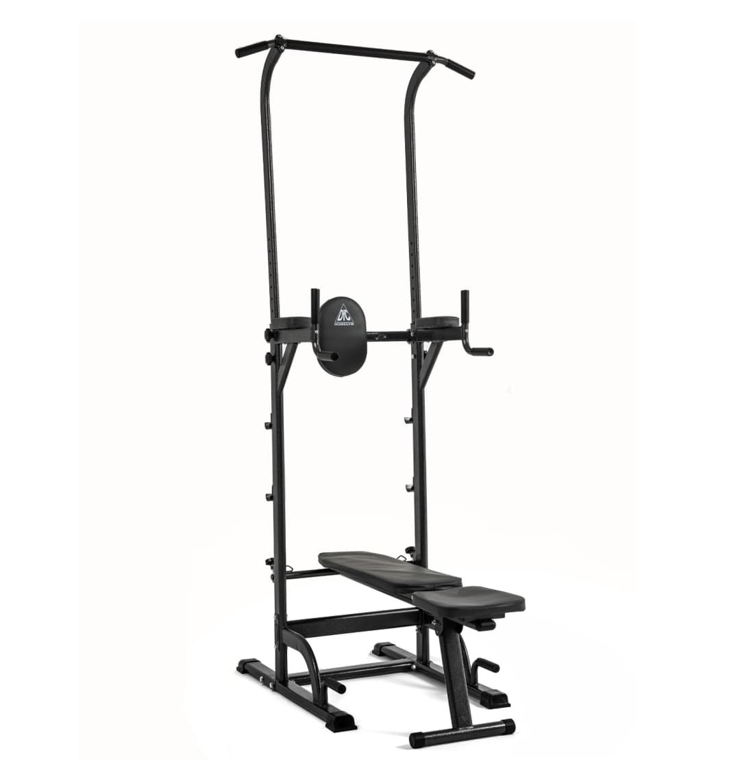 Турник-брусья со скамьей DFC Power Tower G004