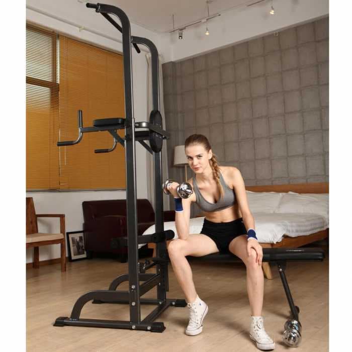 Турник-брусья со скамьей DFC Power Tower G005