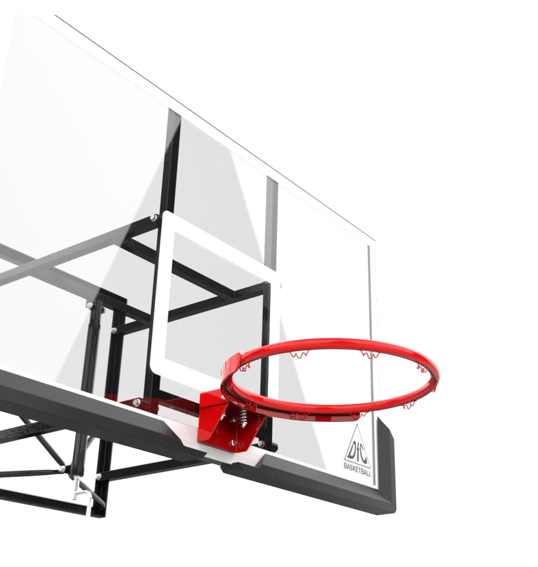 Кольцо баскетбольное DFC R3 45см (18") 2 пружины, оранж/красное