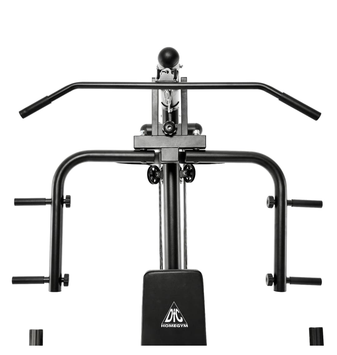 Силовой комплекс со скамьей DFC Homegym (три короба + два груза)