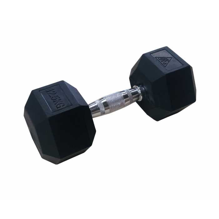 Гантели DFC гексагональные обрезиненные 12.5кг (пара) DB001-12.5