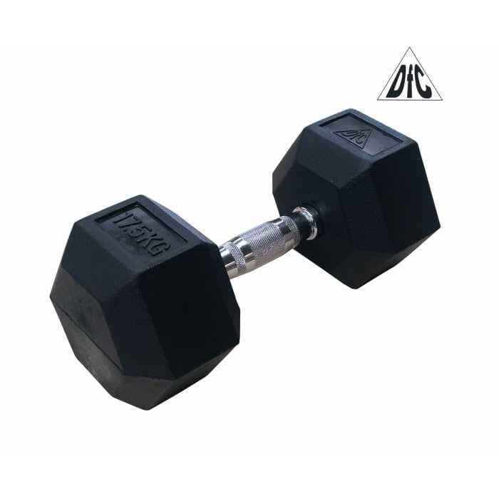 Гантели DFC гексагональные обрезиненные 17.5кг (пара) DB001-17.5