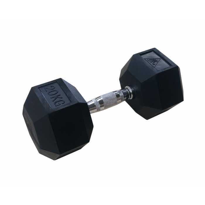 Гантели DFC гексагональные обрезиненные 20кг (пара) DB001-20