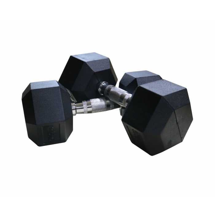 Гантели DFC гексагональные обрезиненные 20кг (пара) DB001-20