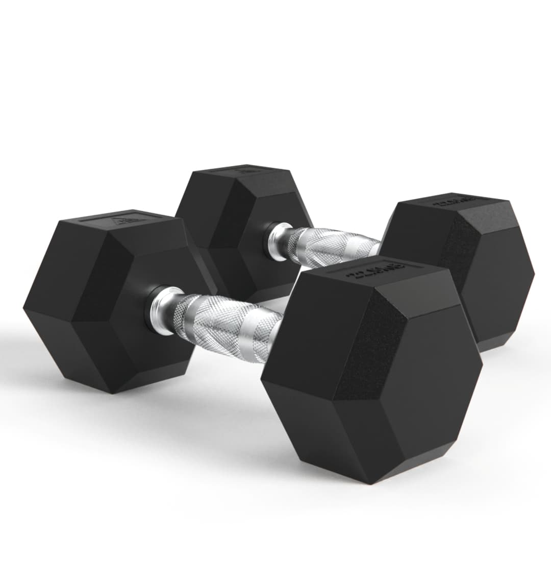 Гантели DFC гексагональные обрезиненные 22.5кг (пара) DB001-22.5