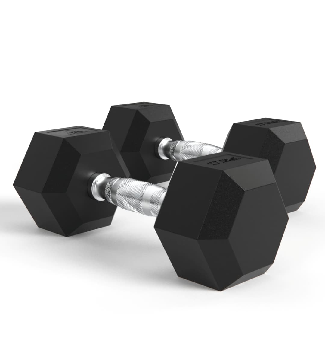 Гантели DFC гексагональные обрезиненные 27.5кг (пара) DB001-27.5