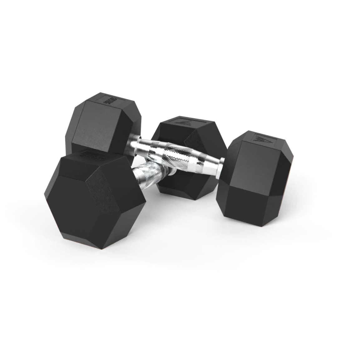 Гантели DFC гексагональные обрезиненные 27.5кг (пара) DB001-27.5