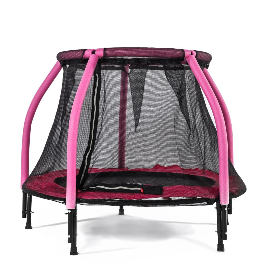 Батут DFC JUMP KIDS 48" розовый, сетка (120см)