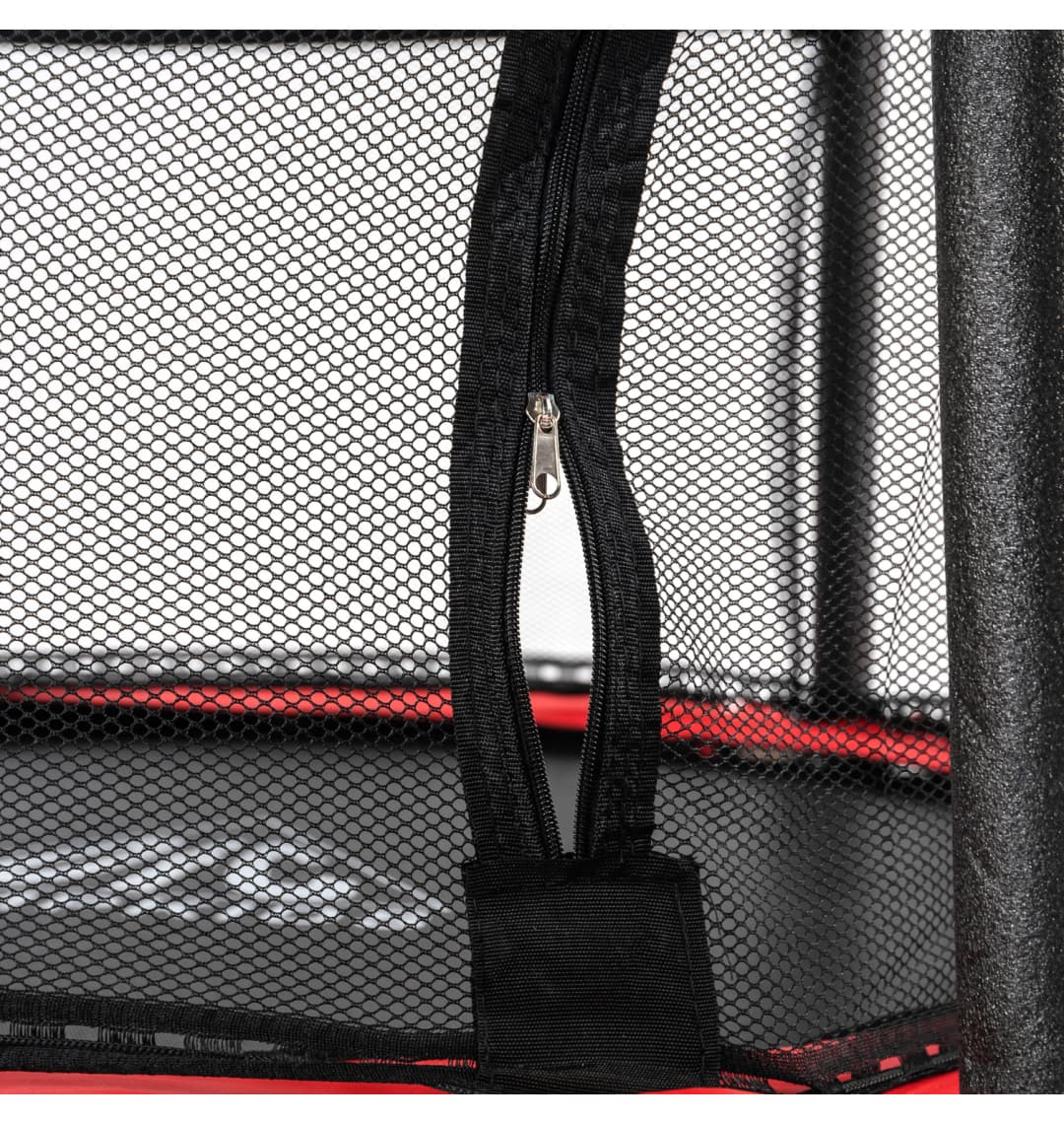 Батут DFC JUMP KIDS 55" красн/сер, сетка (137см)