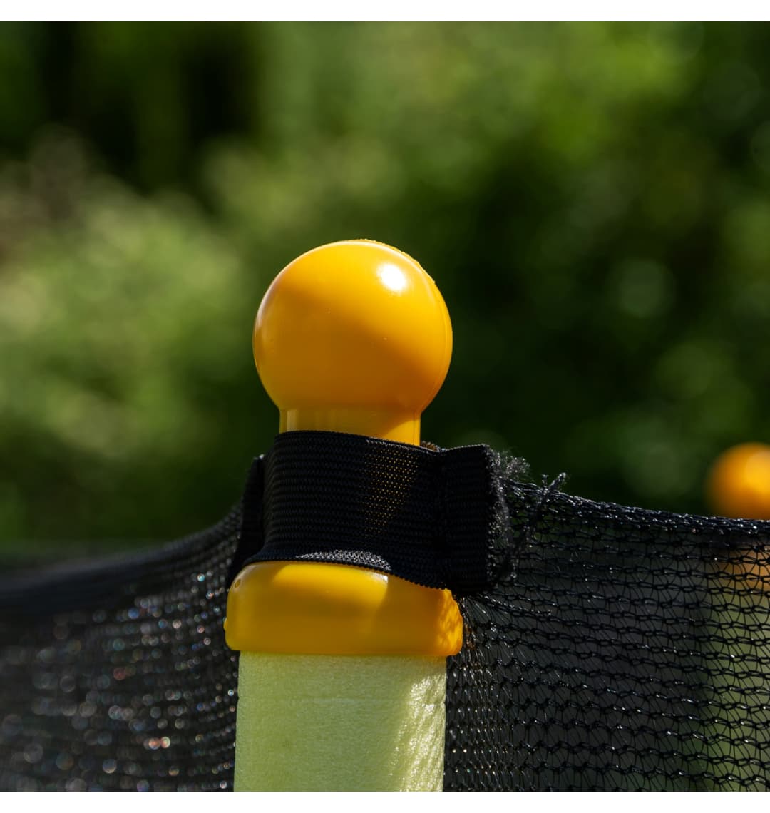 Батут DFC JUMP KIDS 60" желт/син, сетка (150см)