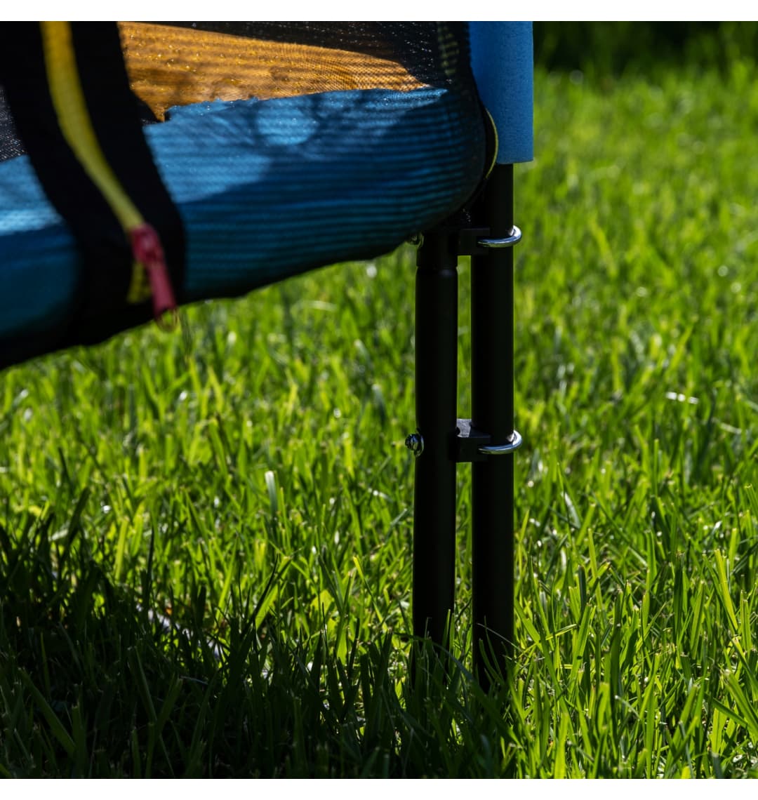 Батут DFC JUMP KIDS 60" желт/син, сетка (150см)