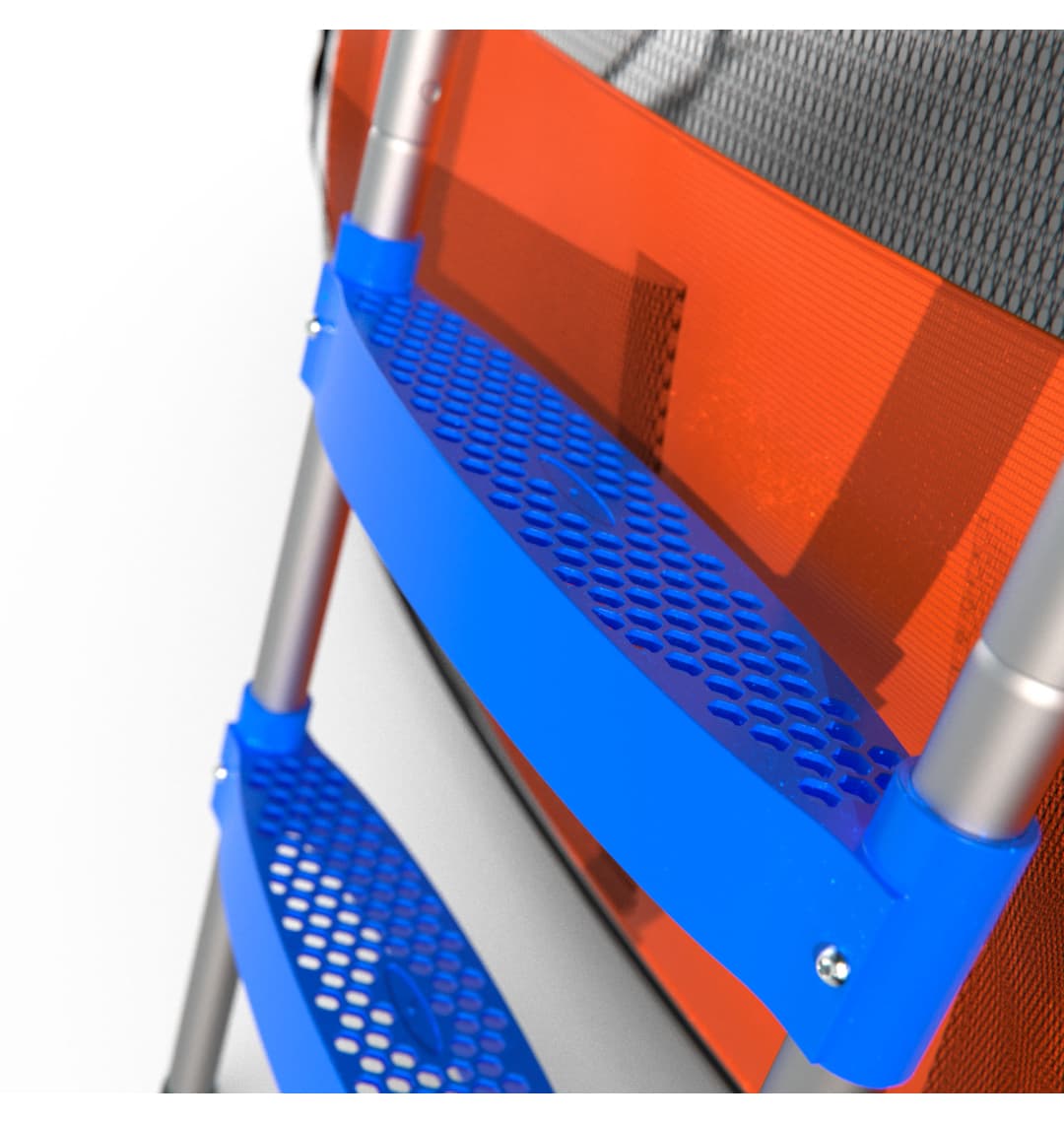 Батут DFC JUMP BASKET 14ft внутр.сетка, лестница (427cm) (два короба)