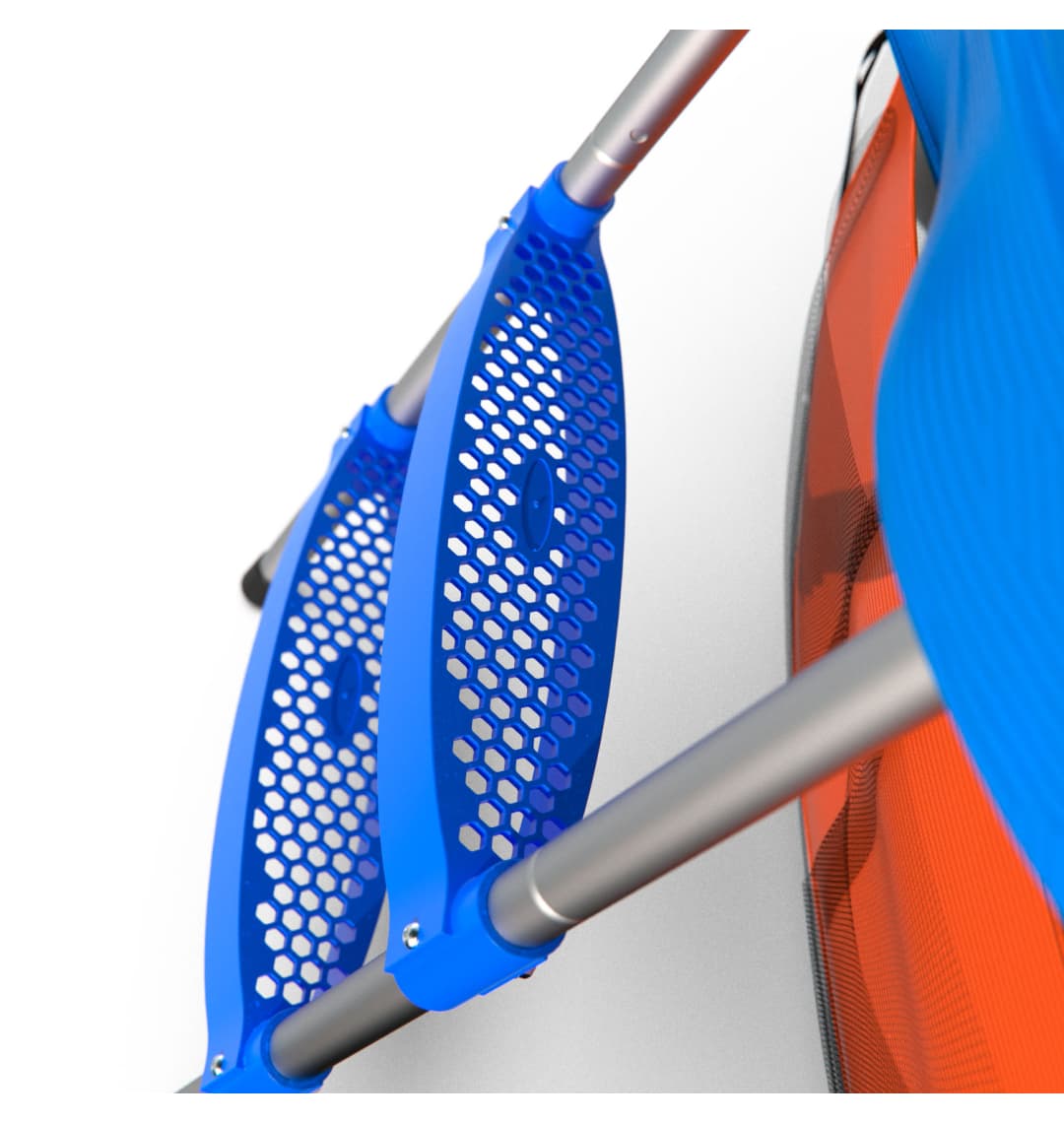 Батут DFC JUMP BASKET 6ft внутр.сетка, лестница (183cm)