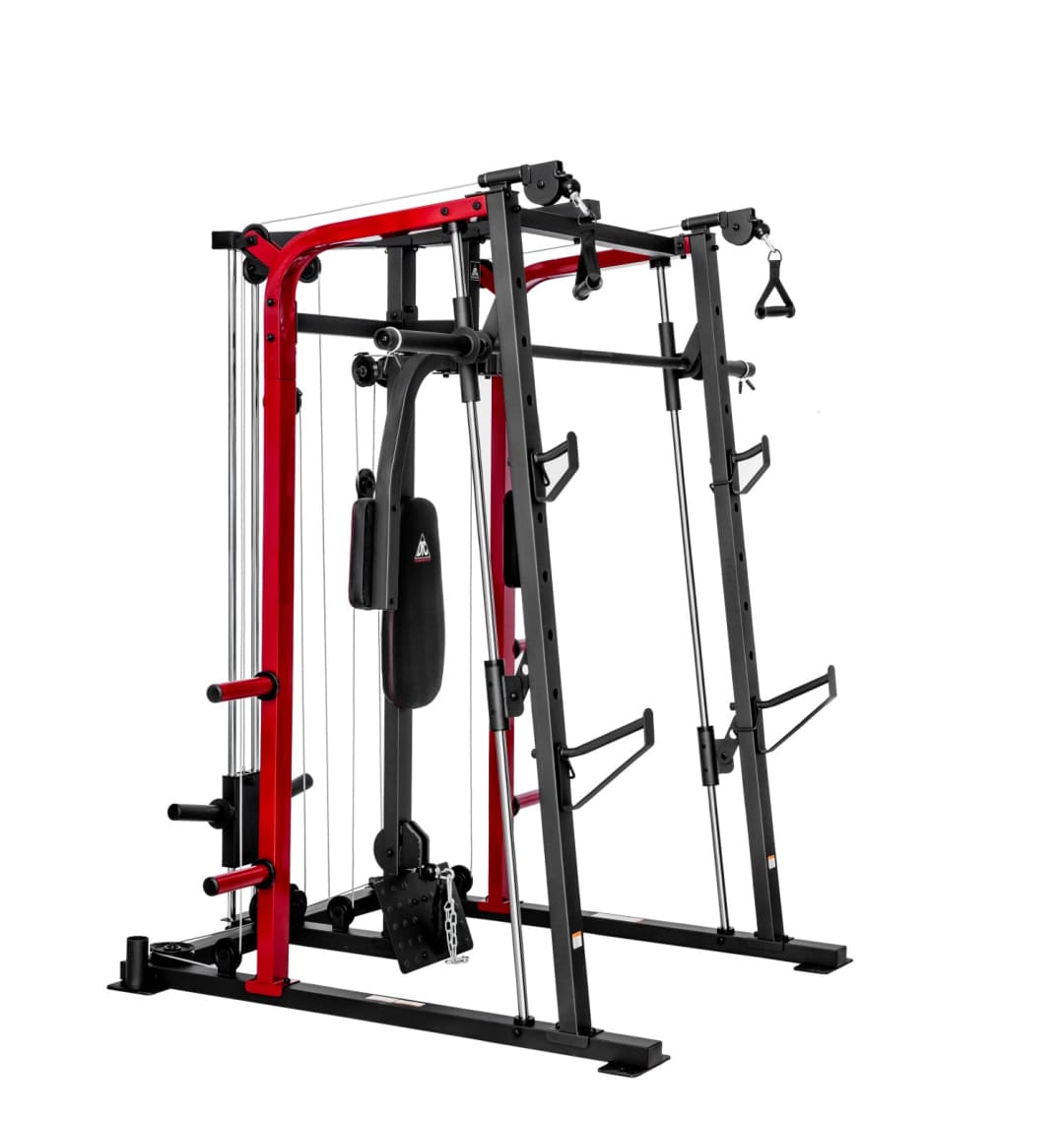 Силовой тренажер со скамьей и опциями DFC 8500 (D3023B+D3022SM)