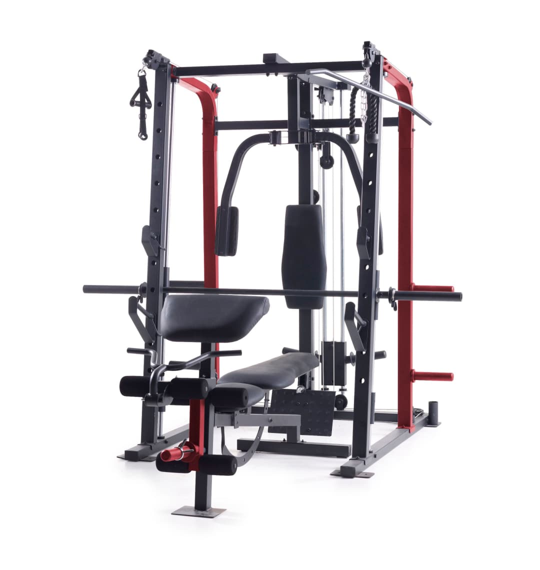 Силовой тренажер со скамьей и опциями DFC 8500 (D3023B+D3022SM)