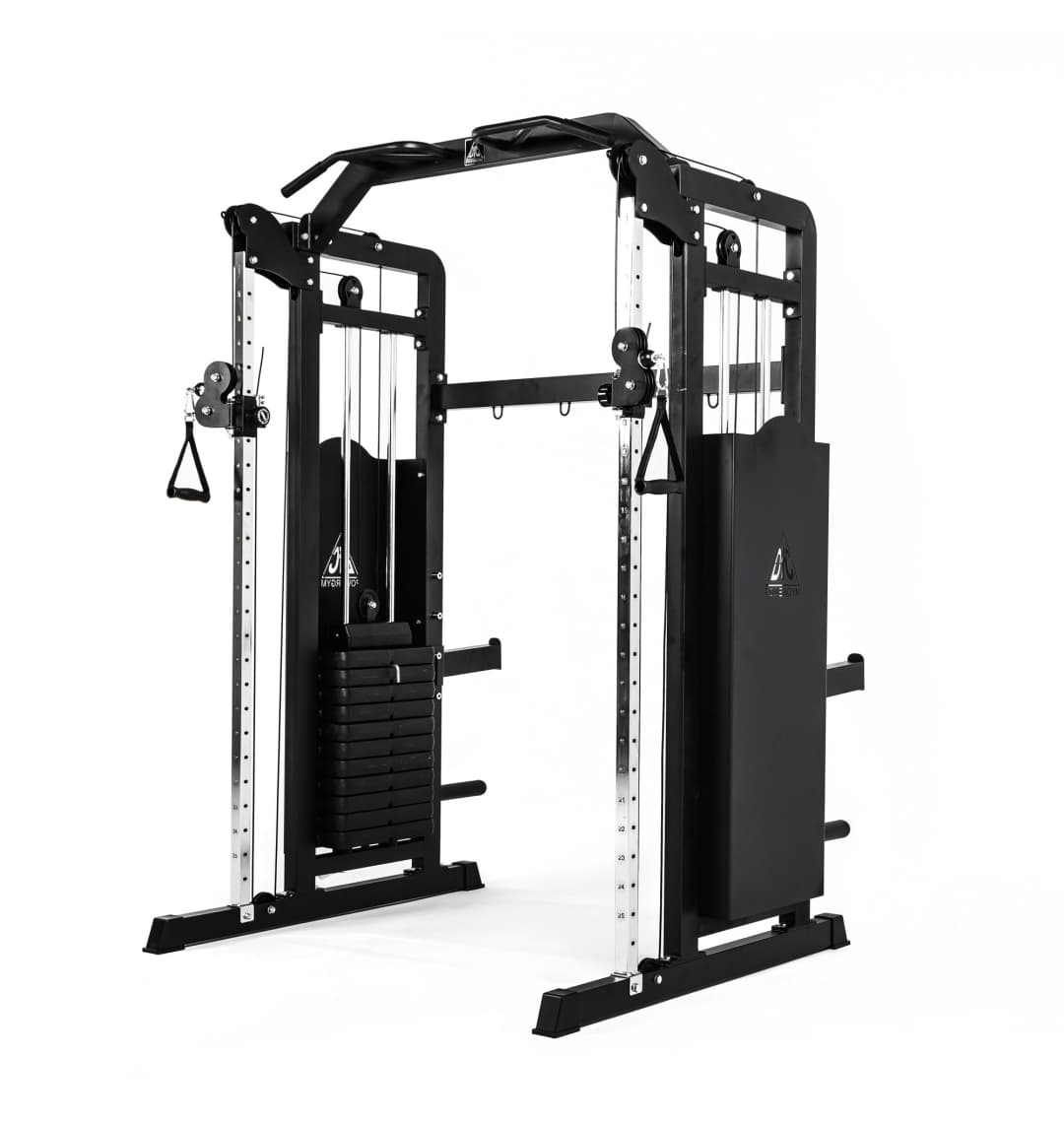 Кроссовер с 2 стеками по 81,5кг, силовая рама DFC D700/2