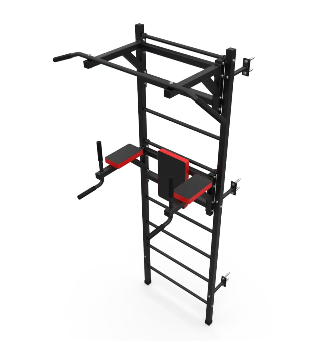 Шведская стенка + турник + брусья DFC D-123