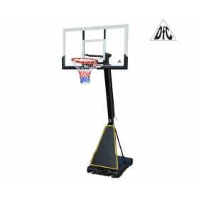 Баскетбольная мобильная стойка DFC STAND60P 152x90cm поликарбонат (два короба)