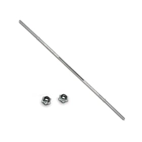 Гриф прямой хром. 1500мм 26 мм замок кольцевая гайка