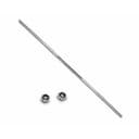 Гриф прямой хром. 1700мм 26 мм замок кольцевая гайка