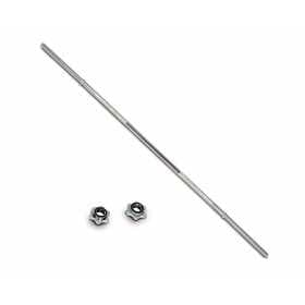 Гриф прямой хром. 1700мм 26 мм замок кольцевая гайка