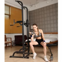 Турник-брусья со скамьей DFC Power Tower G005