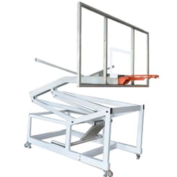 Баскетбольная мобильная стойка DFC STAND72G 180x105CM стекло (семь коробов)