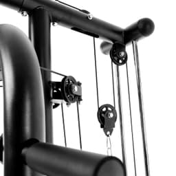 Силовой комплекс со скамьей DFC Homegym (три короба + два груза)