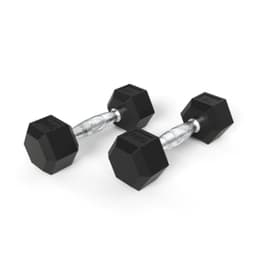 Гантели DFC гексагональные обрезиненные 10кг (пара) DB001-10