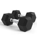 Гантели DFC гексагональные обрезиненные 25кг (пара) DB001-25