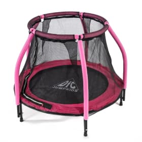 Батут DFC JUMP KIDS 48" розовый, сетка (120см)
