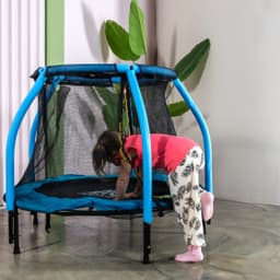 Батут DFC JUMP KIDS 48" синий, сетка (120см)